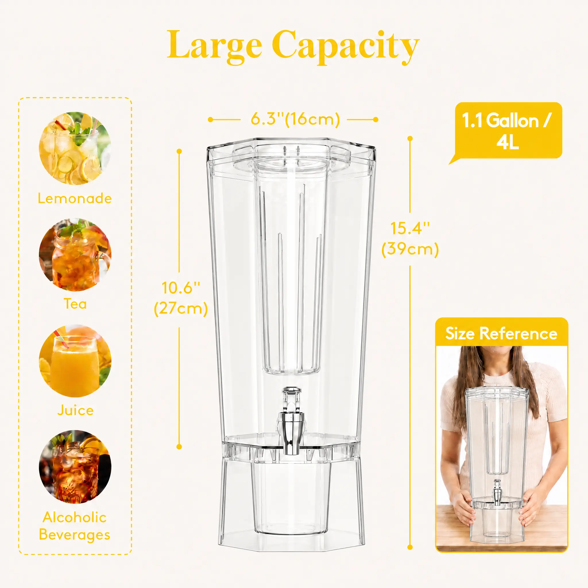 1.1 Gallon (4L) Filter + Ice Base