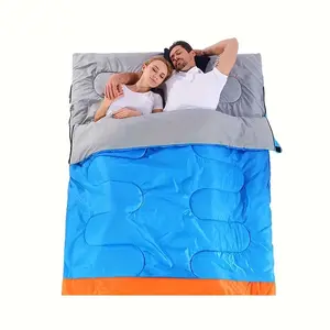 Portable Double Sleeping Bag, Warm Sleeping Bag For Outdoor Camping
