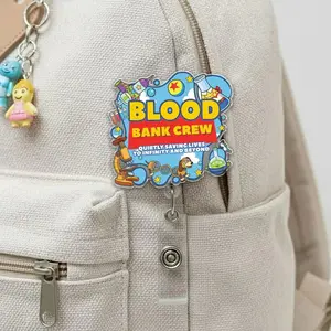 Lab Week 2026 Badge Reel, Lab Story Retractable ID Holder for Lab Scientist & Phlebotomist Gift 0N1