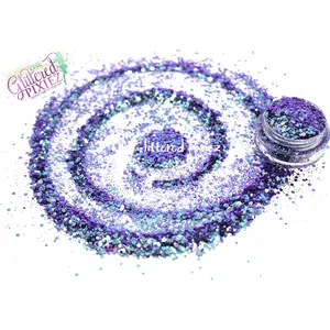 STORM CLOUD chunky Glitter mix (Color Shifting) Optical Illusion collection