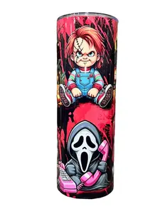 Baby Horror  - 20oz oz 20 oz. 20oz. - Skinny Straight Sublimation Tumbler - Amy's Tumbler Junkies - Your Favorite Tumbler Shop!