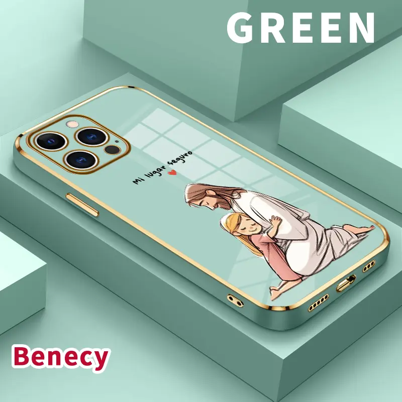 Electroplated Soft TPU Silicone Phone Case for iPhone 17,16,15 Pro Max,14 Plus,13,12,11, Air - Smartphone,Cellphone,Handheld Devices Protection, Dirt-Proof, Easy-to-Clean Gift Cover, Casing