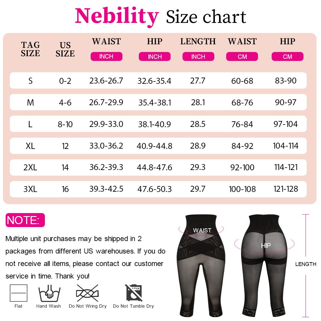 Nebility Women's Breathable Shapewear Pants - Seamless Tummy Control Compression, Basic Minimalist Comfort Fit Womenswear Bridal