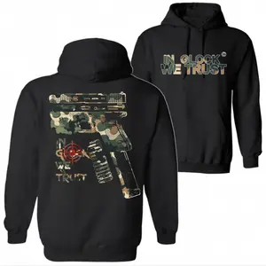 In Glock We Trust Camo Hoodie for Men and Women,Design Glock Camo hunting Hoodie- Classic Fit