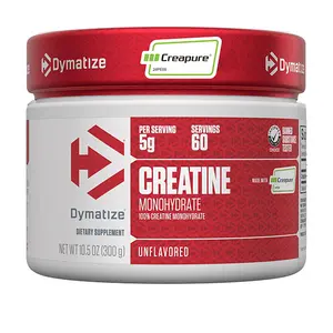 Creatine Monohydrate Powder with Creapure 5g Per Serving Muscle Strength Recovery Supplement for Men Women 60 Servings
