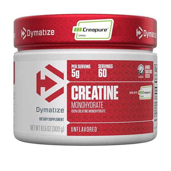 Creatine Monohydrate Powder with Creapure 5g Per Serving Muscle Strength Recovery Supplement for Men Women 60 Servings