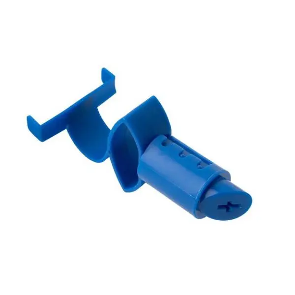 Pamex DD0430 Dependable Blue Temporary Door Latch, Easy to Maintain Lock Latches & Bolts for Residential Use