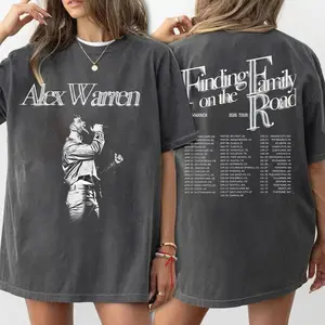 Alex Warren World Tour 2026 Vintage Shirt, Indie Music Aesthetic Unisex Gift For Fans All Size