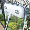 Magic Window Cleaning Brush with Extendable Handle, Reusable Pet Hair Remover, Home Door & Window Cleaner Tool, Holiday Gift Idea