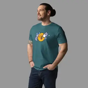 Finn's Tattoo of Jake T-Shirt, Nostalgia 2D Print T-Shirt, Cartoon Network Shirt, Gifts for Cartoon Fans #AdventureTime #CartoonNetwork #NostalgiaCore #ToonVerse #FinnAndJake #GraphicTee #StreetwearUS