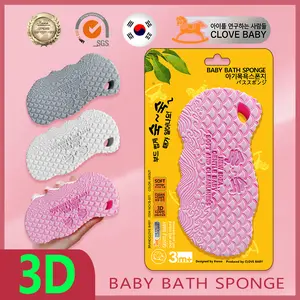 Ultra Soft Exfoliating Body Scrubber Tool - Antibacterial Bath and Shower Sponge for Sensitive Skin, Fast Drying, Durable, Eco Friendly Natural Fiber