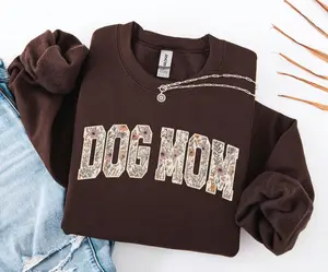 Dog Mom Sweatshirt, Dog Lover Gift, Fur Mama Sweater, Floral Dog Lover Shirt, Gift For Her, Mothers Day Gift for Dog Mom