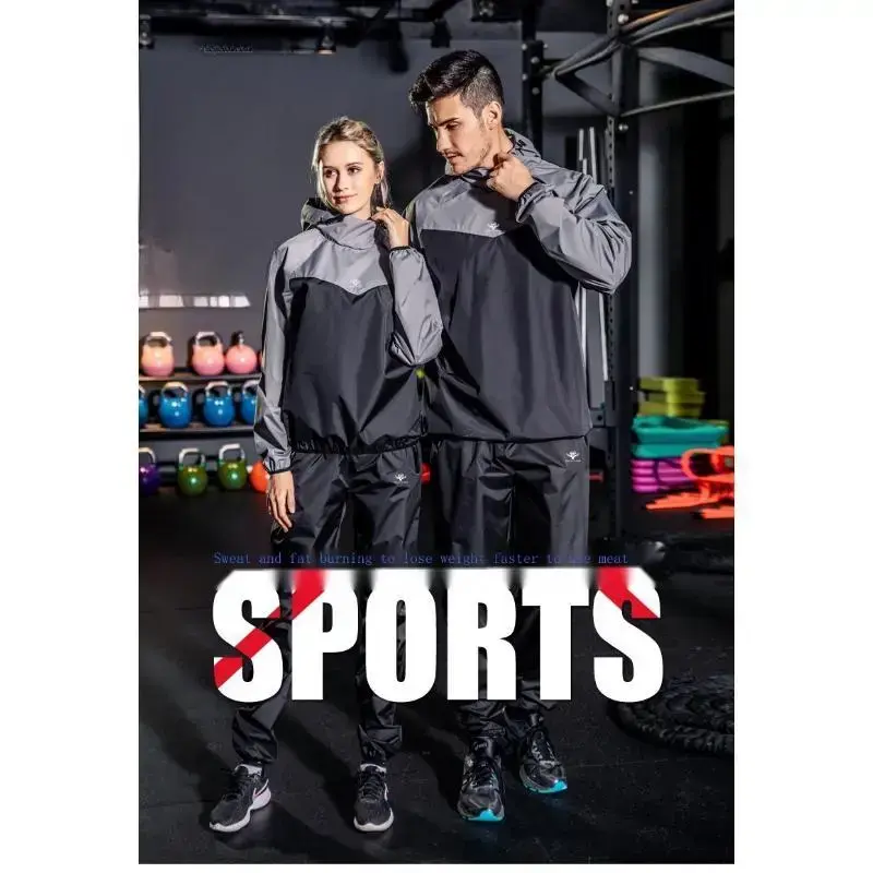 Unisex Sauna Suit Sportswear | Jacket And Pants Fitness Training Clothes Unisex Sauna Suit Sportswear | Jacket And Pants Fitness Training Clothes