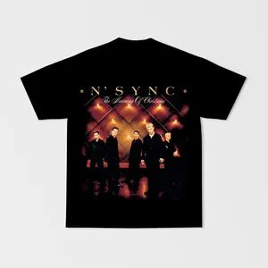 N Sync NSYNC T Shirt 90s Pop Style Tee HY247