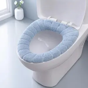 Washable Toilet Seat Cover, Non-slip Soft Toilet Seat Pad, Universal Toilet Seat Cover for Home Bathroom