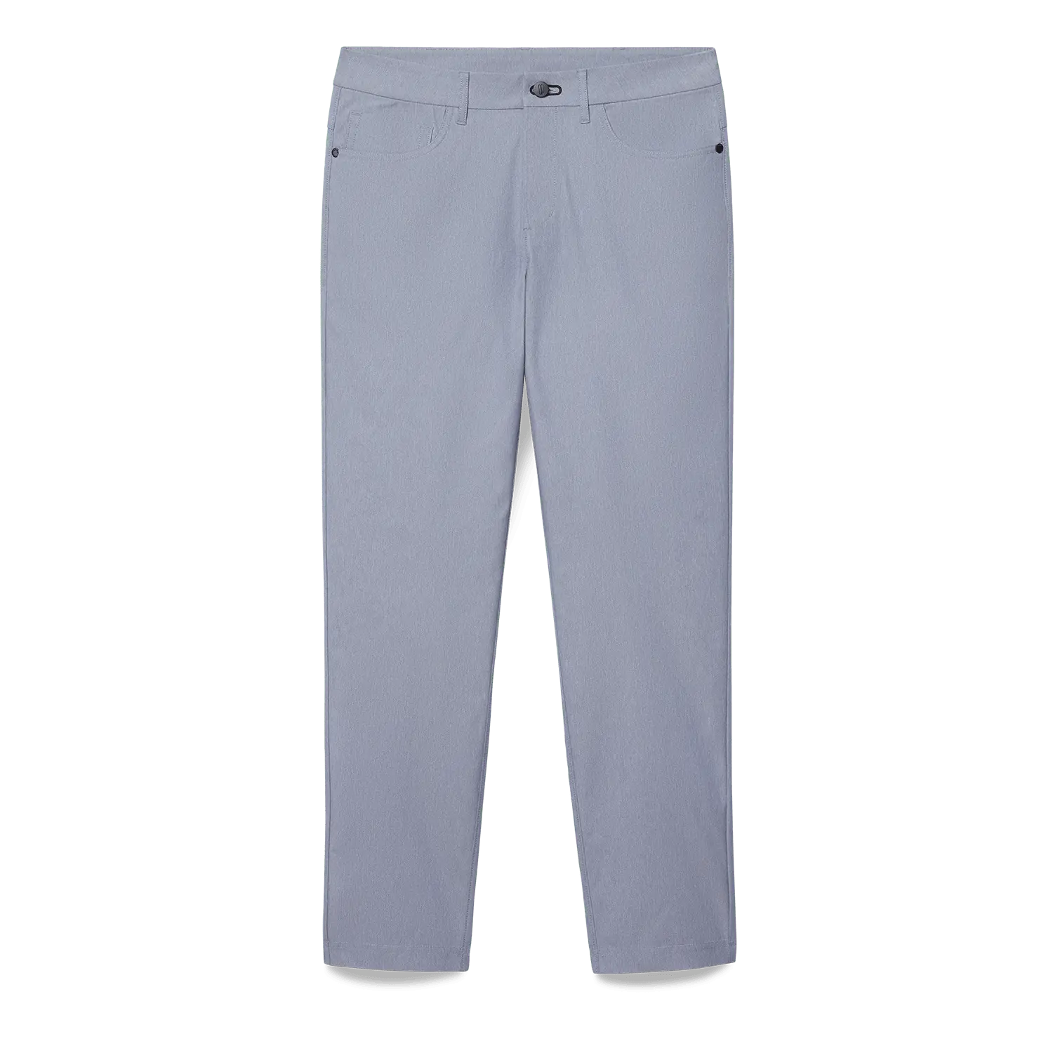 NOBULL Men's Dealmaker 5-Pocket Pant in Heather Chambray Belt Fabric NOBULL Men's Dealmaker 5-Pocket Pant in Heather Chambray Belt Fabric