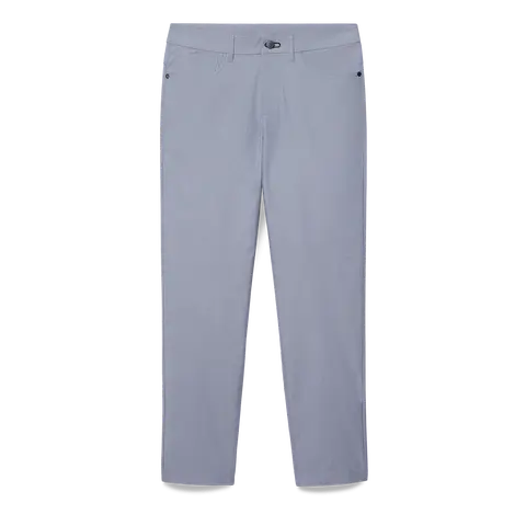 NOBULL Men's Dealmaker 5-Pocket Pant in Heather Chambray Belt Fabric
