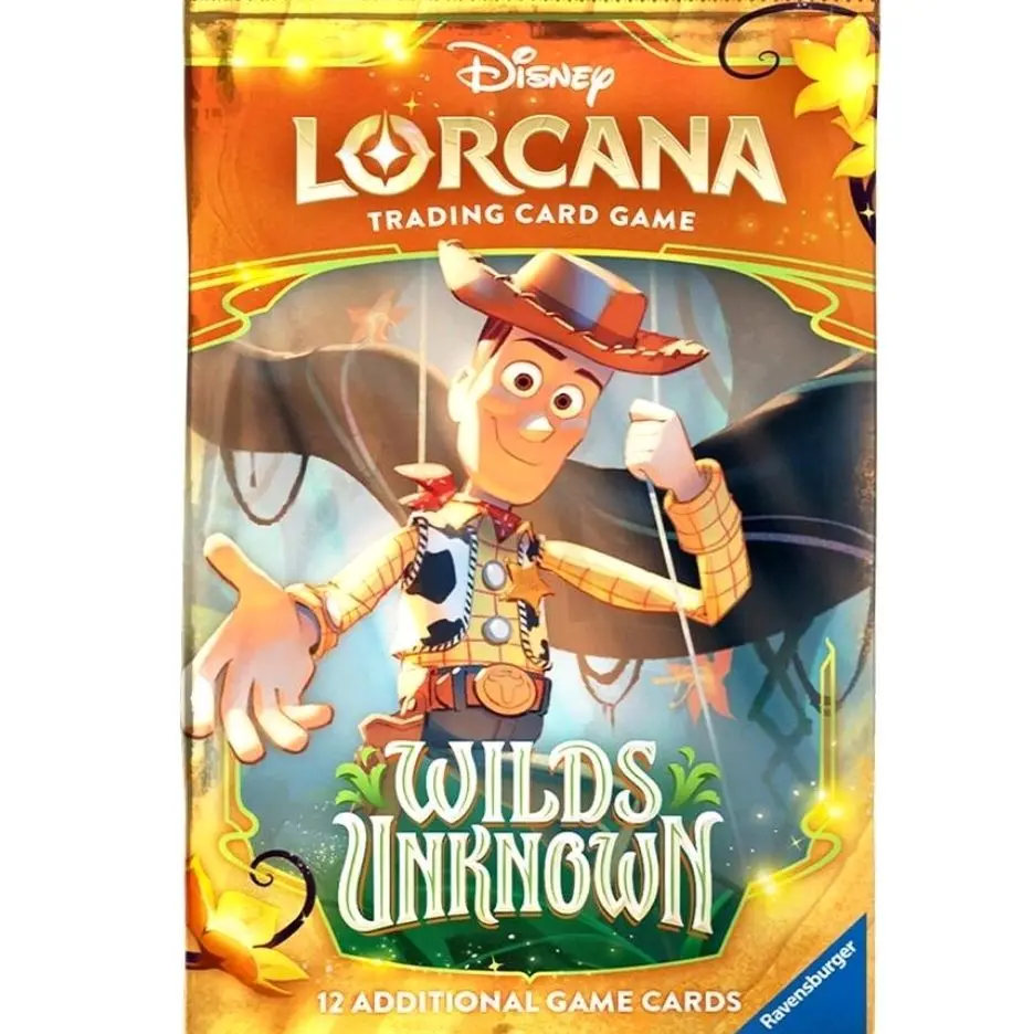 Disney Lorcana Wilds Unknown Booster Pack/box (RIPPED LIVE)