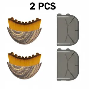 2PCS Lymphatic Contour Face Brush, Lymphatic Drainage Massager for Face, Ergonomically Designed to Fit The Skin Precisely