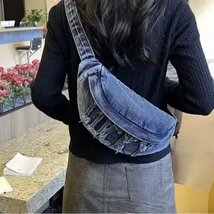 Denim Sling Bag