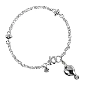 Pre-owned Tiffany & Co. Sterling Silver 925 (Ag925) Small Leather Goods Tiffany & Co Silver 925 Heart Vintage Bracelet