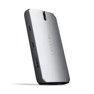 Satechi USB-C On-the-Go Multiport Adapter - 9-in-1 Portable Hub with 4K HDMI, VGA, 100W PD, Gigabit Ethernet, 2 USB-A, SD/MicroSD for MacBook Pro/Air