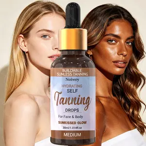 30ml self tanning oil, self tanning cream, Self Tanner Drops, Moisten, Brighten, Easy to Create Deep Wheat Skin, Suitable for Indoor Tanning and Beach Travel, Suitable for Face and Body, Unisex, Body Tanning Care, Sunless Tanner, Refreshing Non-Greasy