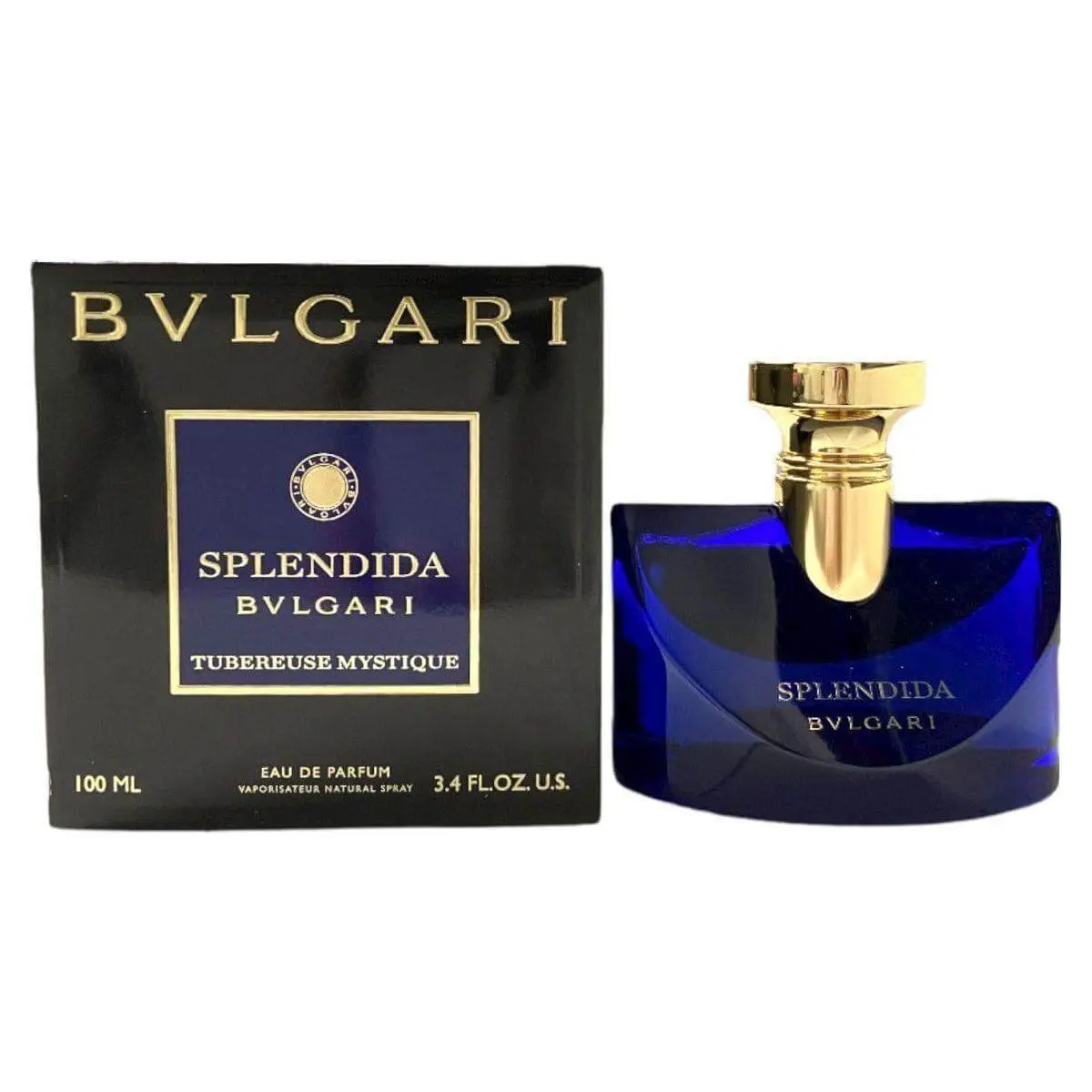 Bvlgari Splendida Tubereuse Mystique EDP Women's Fragrance - 3.4 fl oz Full-Size Luxury Perfumed Sprayer Fragrance, New in Box, Blackcurrant-Infused Tuberose Heart, Fresh Scent, Perfumed Women's Fragrance, Sprayer Women's Fragrance