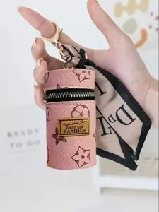 1piece Mini Floral Pattern Hanging Bag, Lipstick Key Organizer, Stylish and Practical, Perfect Gift for Friends, Women's Fashion Accessory