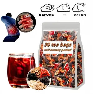 KidneyTeaFormulaGinsengFiveTreasureTea, Ginseng MulberryHerbal Health TeaKidney CleanseforMen&Women,tederinonSaludable Organica Beverage