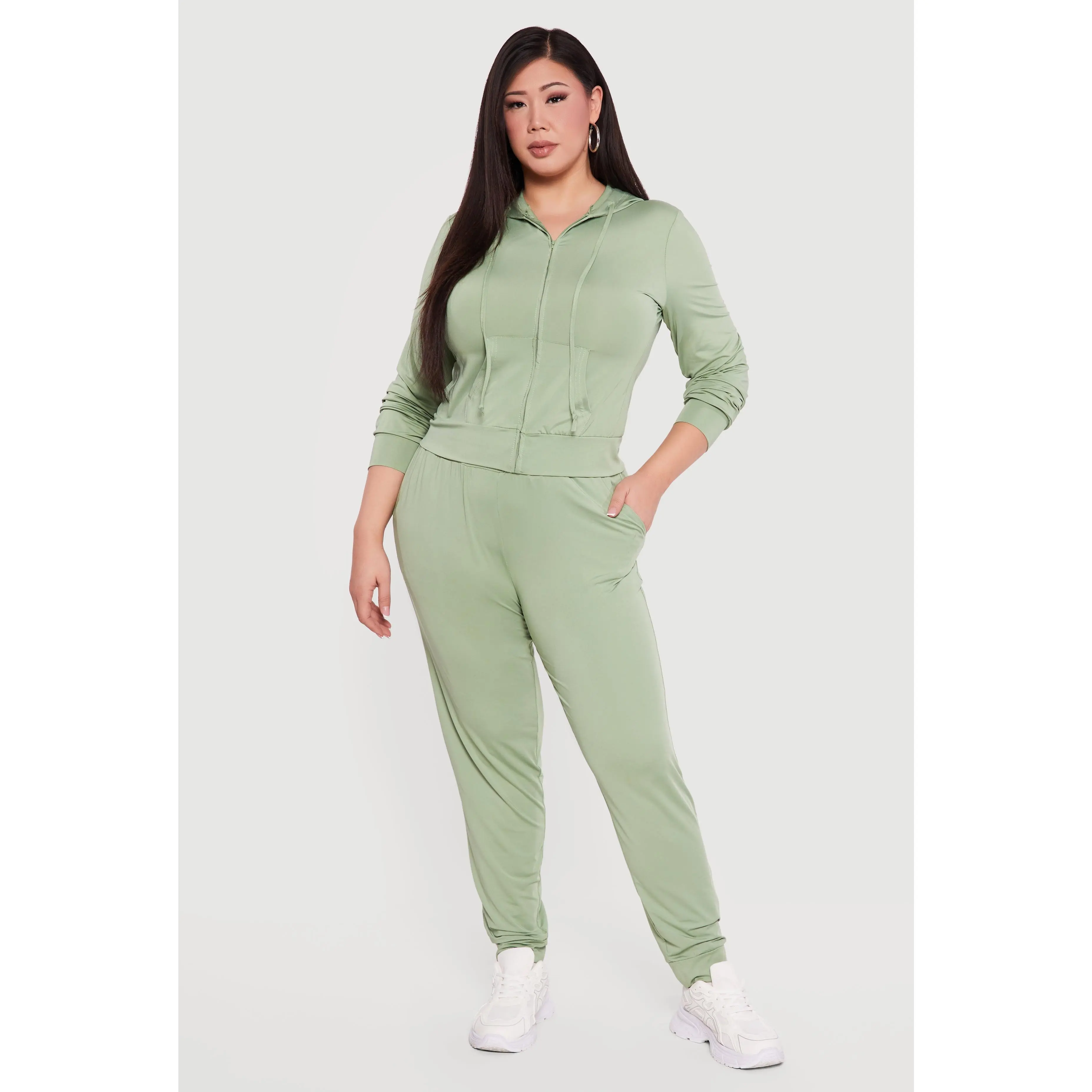 Plus Size Drawstring Joggers