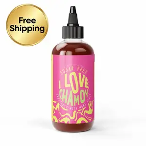 Sugar Free Chamoy - Carb Free - Vegan - Gluten Free - Diabetic Friendly Candy Sauce - No Artificial Dyes Beverage Flavor Flavor