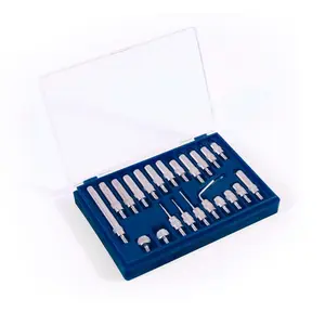Stainless Steel Dial Indicator Tips (22-Piece Set)