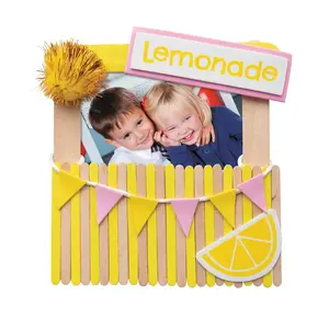 Lemonade Stand Picture Frame Magnet Craft Kit - Makes 12