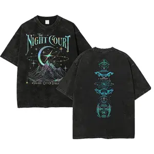 Velaris The Night Court Acotar 2 Sided Shirt, Velaris The Night Court Shirt, Court Of Dreams, Inner Circle Acotar Shirt, ACOTAR Merch, Sarah J Maas Fan Tee, Fantasy Romance Graphic T-Shirt, Booktok Book Lover Gift, Unisex Cotton Crewneck, A Court of Thorn