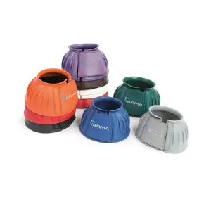 Shires Arma Overreach Bell Boots - 6mm Rubber Shock Absorbing Double Touch-Close - Multiple Sizes