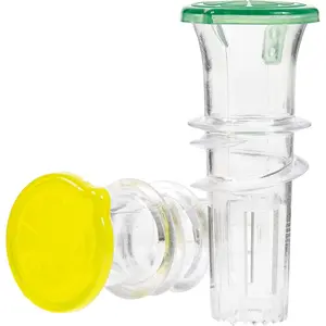 2-Pack Lemon Squeezer – BPA-Free Plastic Lime Juicer– Compact Juice Extractor Citrus Press with Lid – Squeeze Lime for Cocktails, Drinks