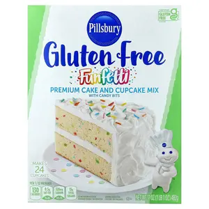 Pillsbury Funfetti® Premium Cake and Cupcake Mix with Candy Bits, Gluten Free, 1 lb 1 oz (482 g)