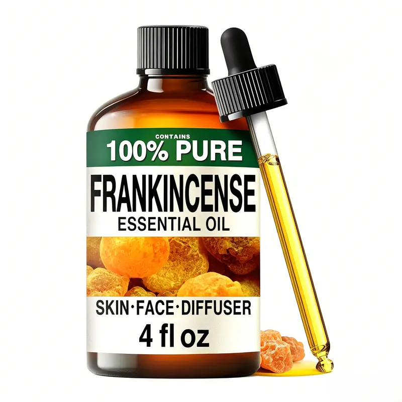 KUKKA Frankincense Oil 4 FL OZ – Skin, Anti-Aging, Diffuser Calm & Stress Relief