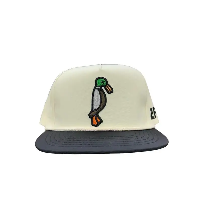 24.7 Duck Rope Hat - Camouflage Pattern, Adjustable Fit, Drawstring Closure, Logo Brand Design