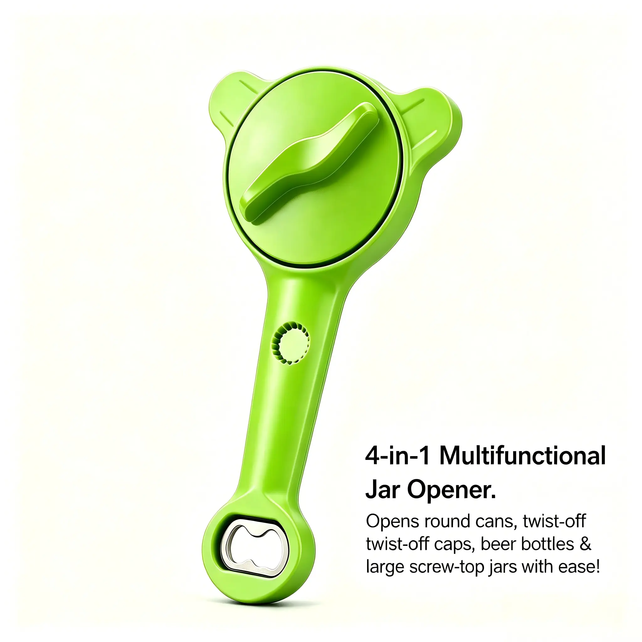 Multi-Function Jar and Bottle Opener | Easy-to-open kitchen tool for any lid, perfect for those with weak hands, party tool, ideal gift for women Bottle Opener