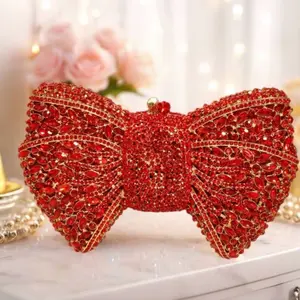 Crystal Purse, Mini Rhinestone Clutch for Women, Elegant Evening Party Accessory