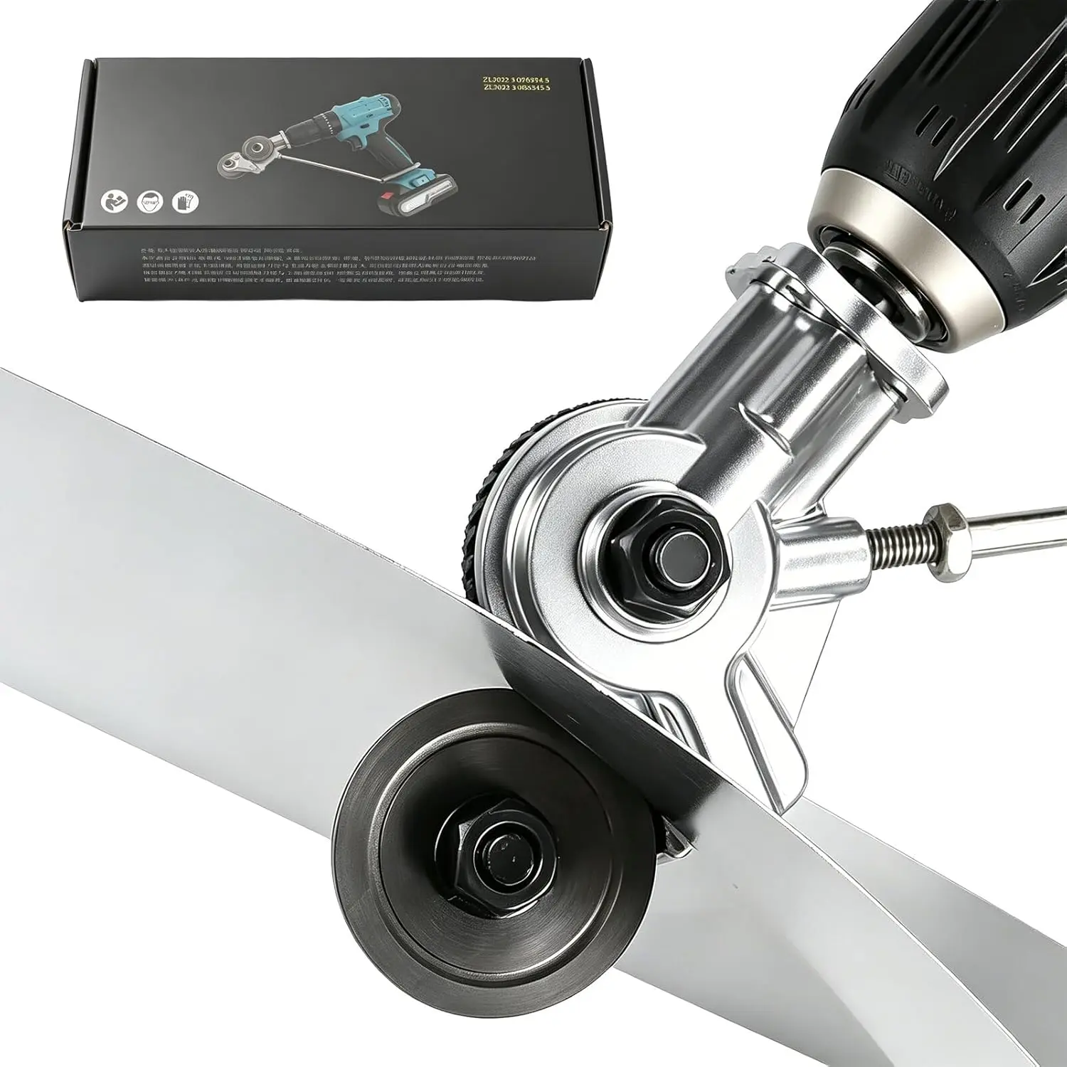 Nibbler, Sheet for –-Duty Nibbler with  Kit, Cuts Iron,, Aluminum, Copper & Up to 1mm