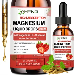 Cortisol Supplement Liquid Drops,Cortisol Reducer w.Magnesium Glycinate,Ksm-66 Ashwagandha,L-Theanine,Liquid Magnesium Cortisol Drink Mix for Cortisol , Pack of 1