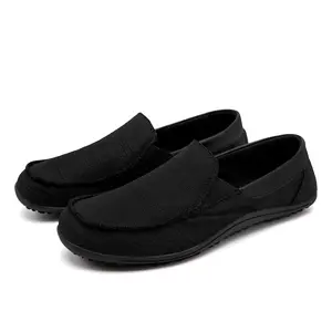 Women's Minimalist Barefoot Slip-On Sneakers - Zero-Drop Non-Slip Lightweight Breathable Low-Top Water Shoes for Beach Outdoor Running Walking