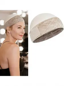 2-In-1 Wig Grip Cap, Lightweight Soft Material, Fits Hijab Hats, Ideal for Hair Thinning Sensitive Scalps, Breathable Fabric