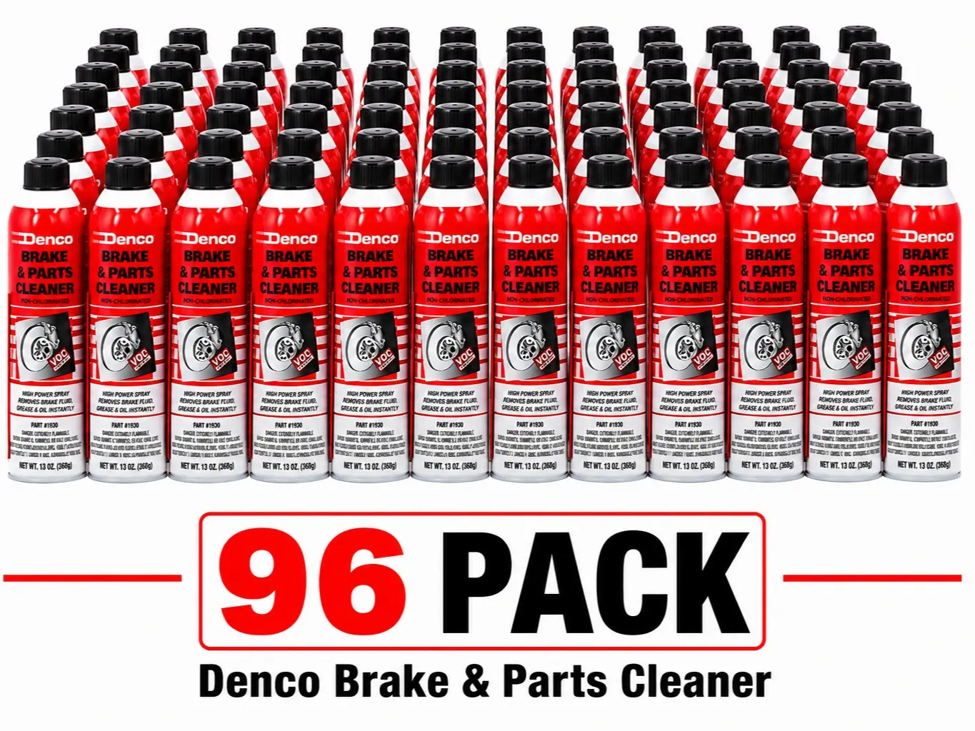 #1930 Denco Brake & Parts Cleaner - 13 OZ Cans - 96 Pack #1930 Denco Brake & Parts Cleaner - 13 OZ Cans - 96 Pack