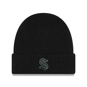 Seattle Kraken New Era Third Jersey Glow Cuff Beanie