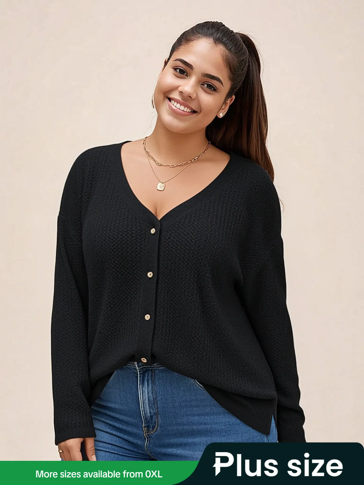 Plus Size Women's Long Sleeve Fall Thin Knit T-Shirt, Casual Fashion Pullover Top, Comfortable Daily Wear, Ladies' Stylish Sweater, Womenswear