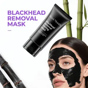 Bamboo Charcoal Peel-Off Mask for Deep Cleansing – Effectively Removes Blackheads, Shrinks Pores, and Delivers Fresh, Clear, Comfortable Skin All Day